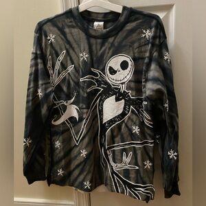 Disney The Nightmare Before Christmas Jack Skellington black spirit jersey shirt